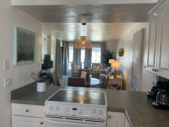 Spacious kitchen for family meals