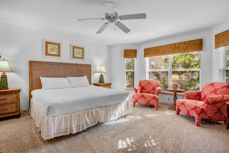 Primary Bedroom, King bed