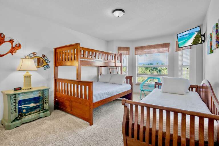 Third Bedroom, Twin-over-Full bunk and Twin with trundle