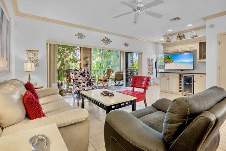 Lush living room