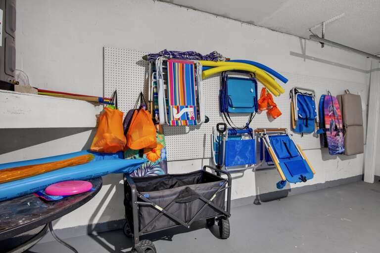 Beach chairs and beach cart included