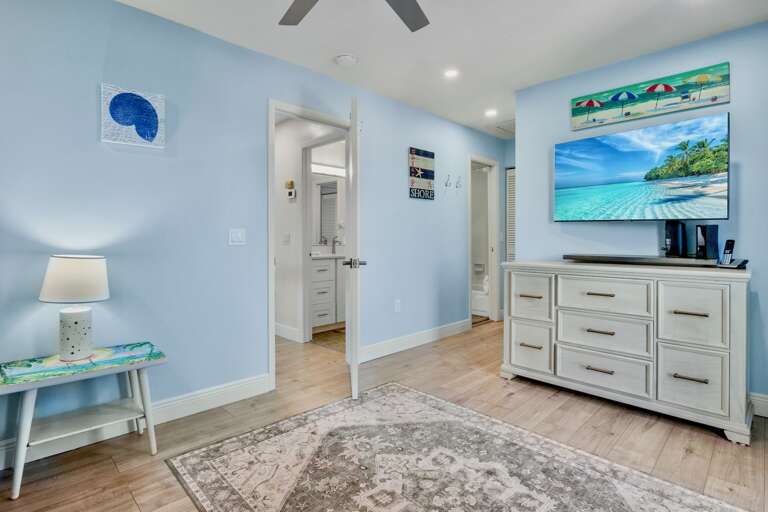 Second Bedroom, Twin over Queen bunk and Twin trundle