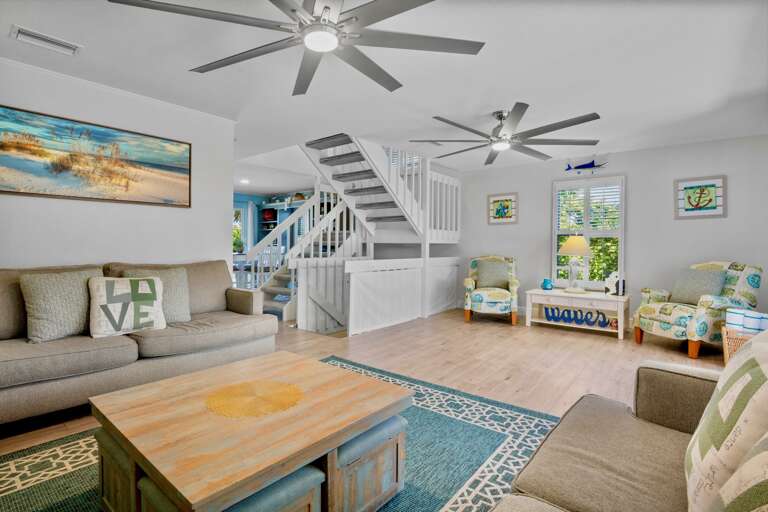 Living space with comfortable seating