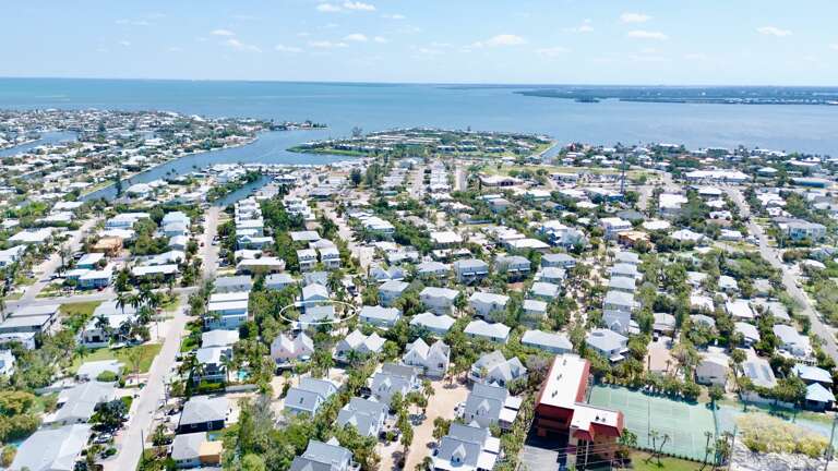 Aerial View - Palm Breeze by Anna Maria Vacations