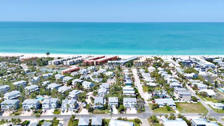 Aerial View - Palm Breeze by Anna Maria Vacations