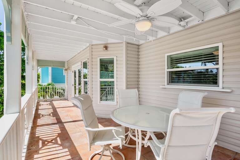 Outdoor Balcony Dining Area