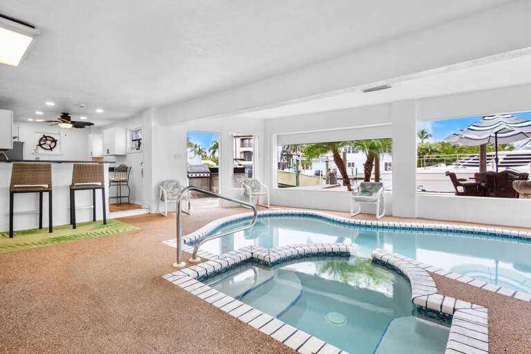 Indoor Pool and Spa Area