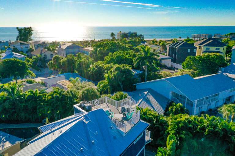 Ariel Shot - 1/2 Block to Siesta Key Beach