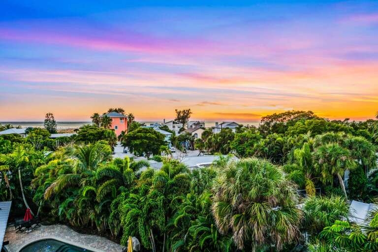 Sunset Views from the Roof top Deck