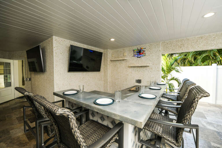 Backyard Bar Seating
