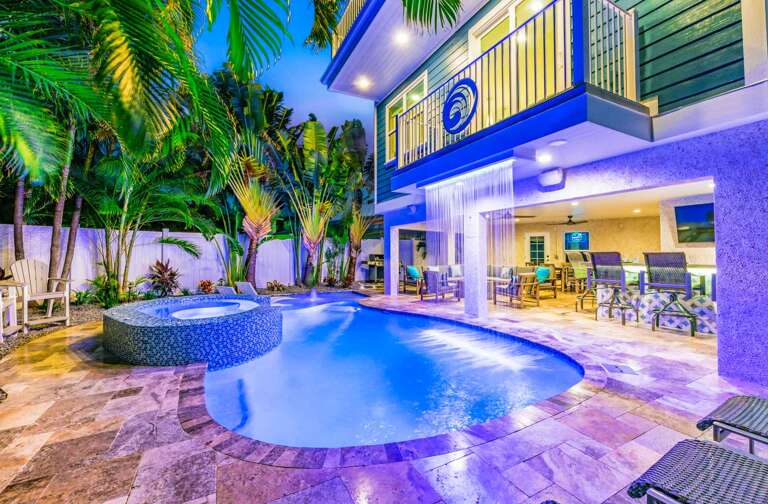Private Pool, Hot Tub, and Outdoor Lounge