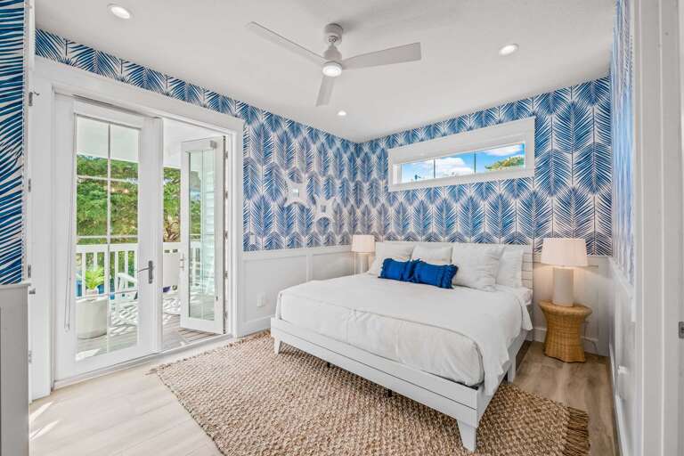 Fourth Bedroom (1st floor), King bed