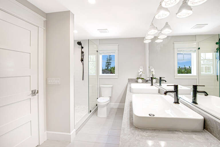 Second Bedroom (3rd Floor), Ensuite Bath with Double Vanity, Shower and Bath Tub
