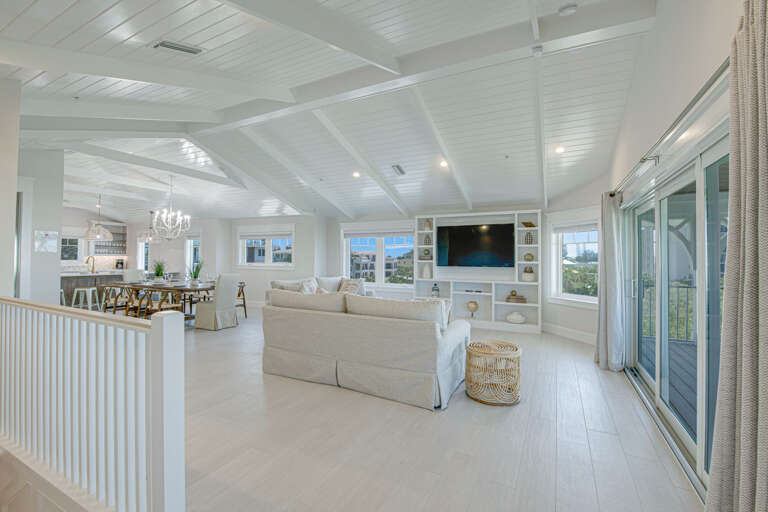 Living Room with Balcony Access
