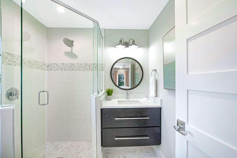 Third Bedroom (3rd Floor), Ensuite Bath with Vanity and Walk In Shower