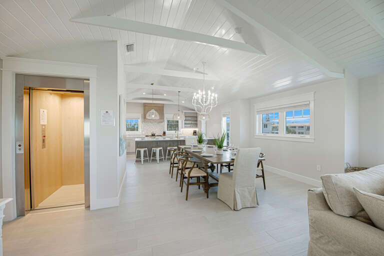 Open Floorplan (4th Level), Living, Dining, Kitchen