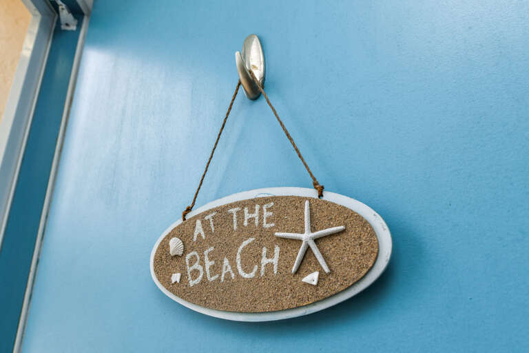 Decorated with coastal accents