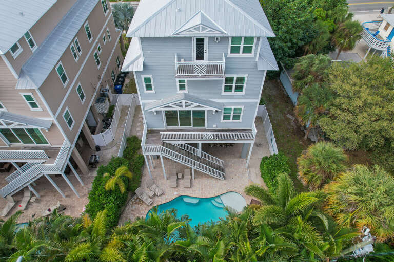 Welcoming front view of the home