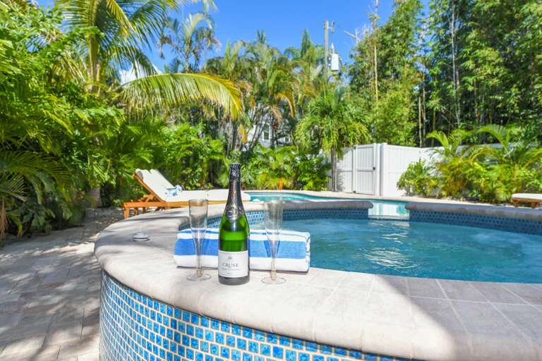Private Pool and Spa with Sun Loungers