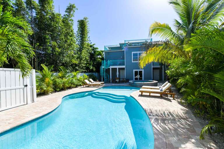 Private Pool and Spa with Sun Loungers