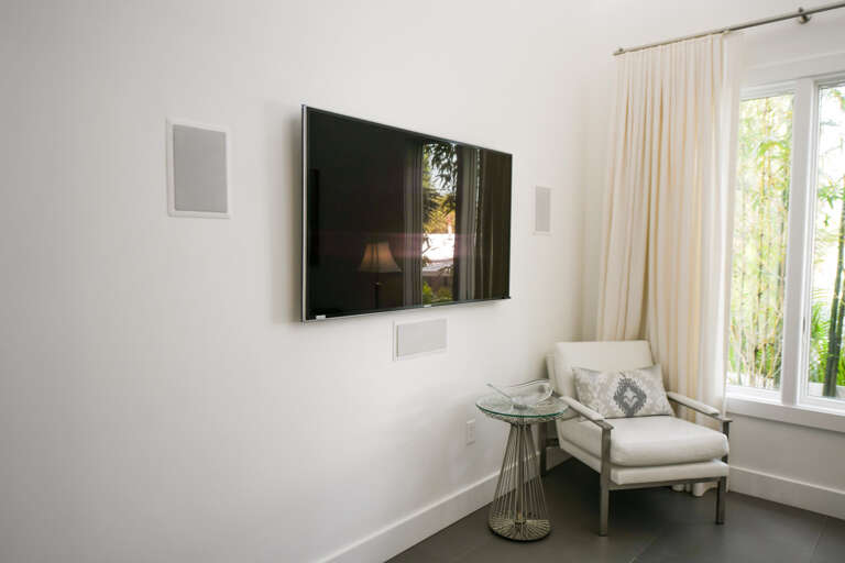Bright Living Space with Smart TV