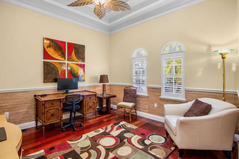 Private office with comfortable seating