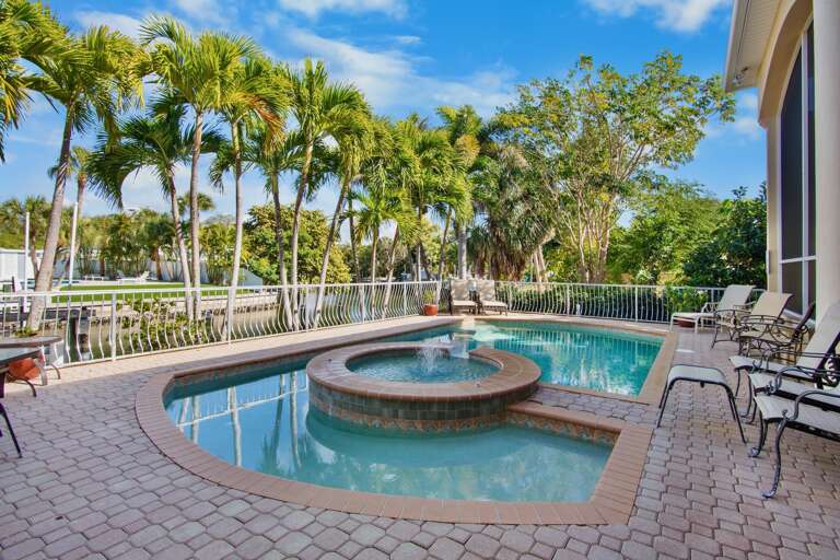Private heated pool and in-ground spa