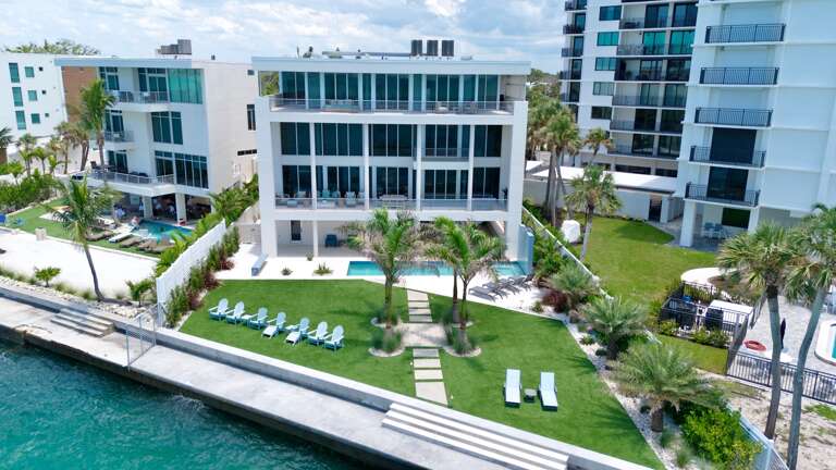 Gulf front view of home!