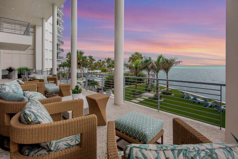 Main Balcony, Lounge Area and views