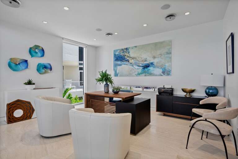 Office Area with comfortable seating