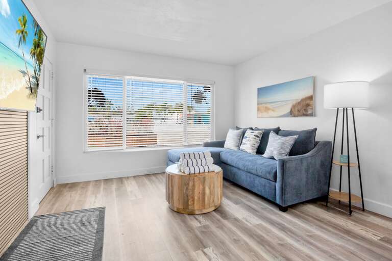 Living space with comfortable seating