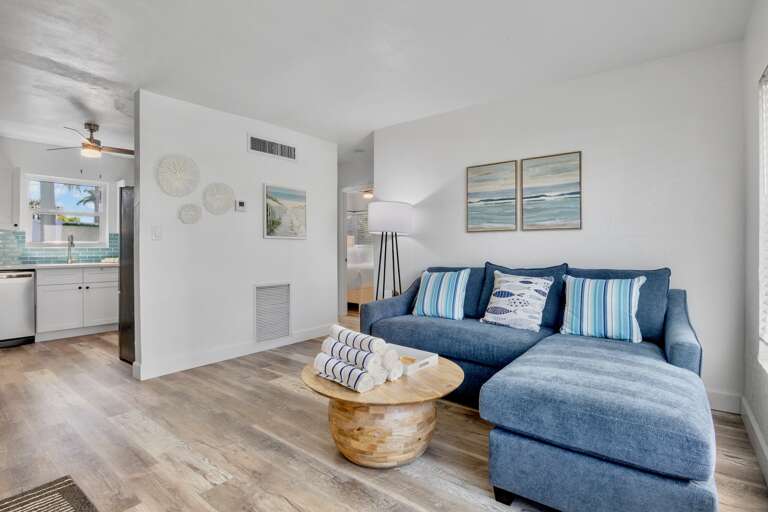Living space with comfortable seating