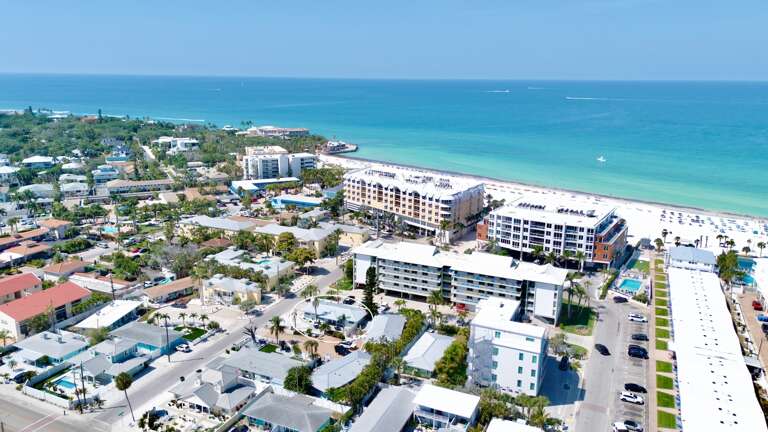 Aerial View - Sun N Sea #1 by Siesta Key Luxury Rental Properties