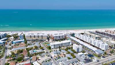 Aerial View - Sun N Sea #2 by Siesta Key Luxury Rental Properties