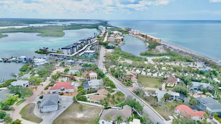 Aerial View - The Midnight Turtle by Siesta Key Luxury Rental Properties