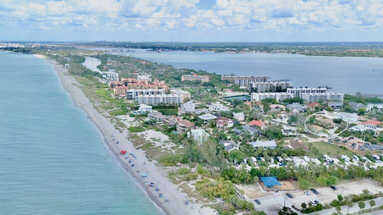 Aerial View - The Midnight Turtle by Siesta Key Luxury Rental Properties