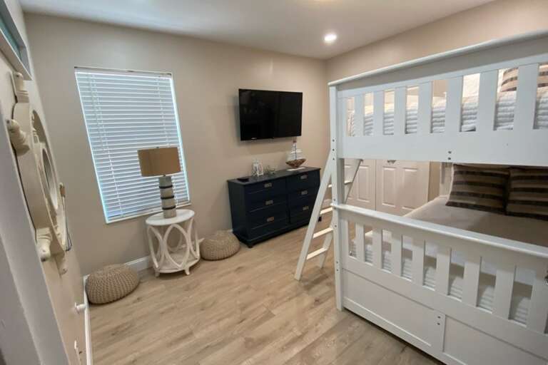 Third Bedroom with Bunk and TV