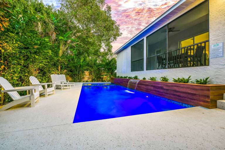 Pool at Dusk