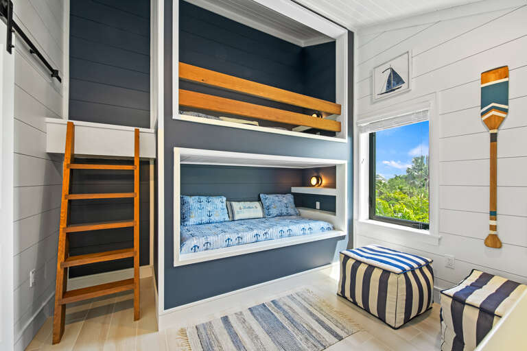 Eighth Bedroom (3rd floor): Twin over Twin bunk
