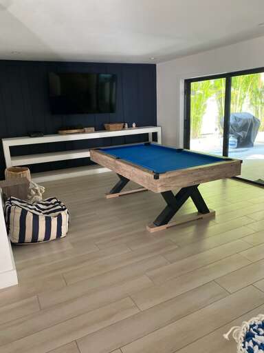 Game Room with Ping Pong Table