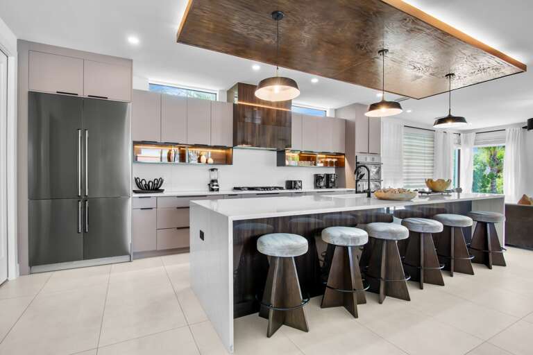 Kitchen with Island Seating