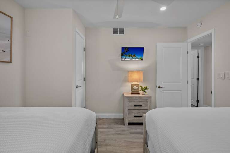 Second Bedroom, Two full beds and TV