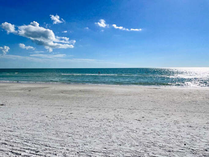 Just steps from the beach