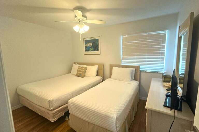 Second Bedroom, One queen bed and one twin bed
