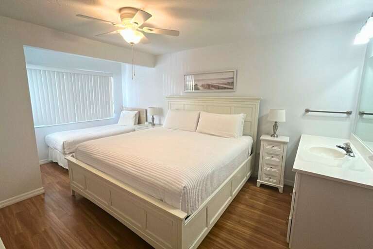 Primary Bedroom, King bed and one twin bed