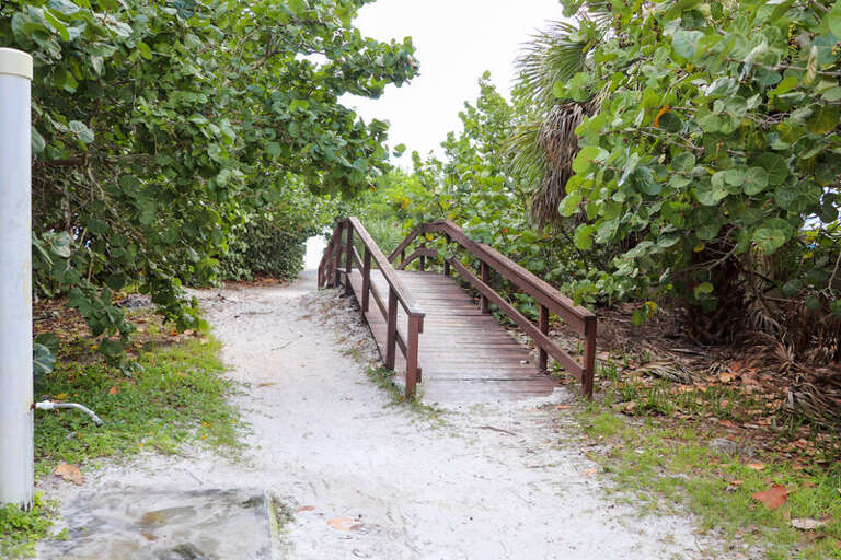 Private beach access