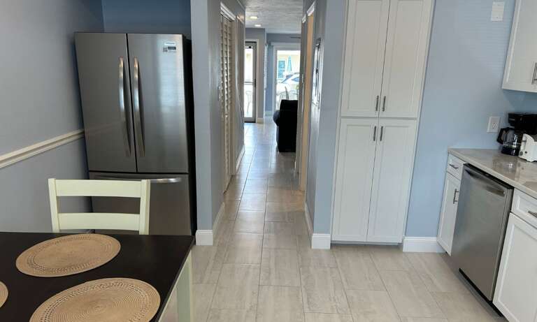 Hallway to living room