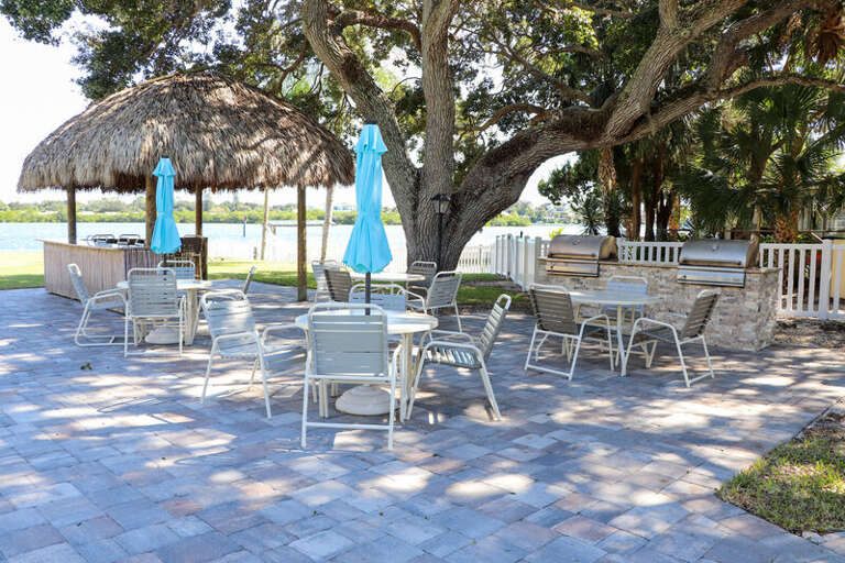 BBQ Grill and Outdoor Dining Area