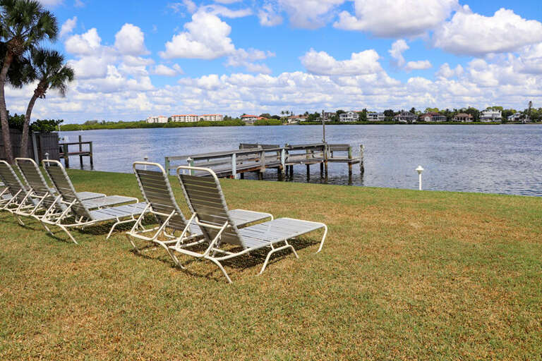 Chairs facing the ocean