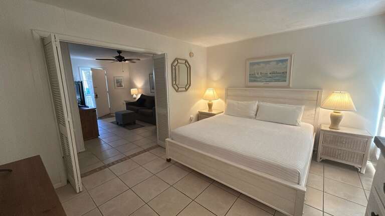 Primary Bedroom, King bed